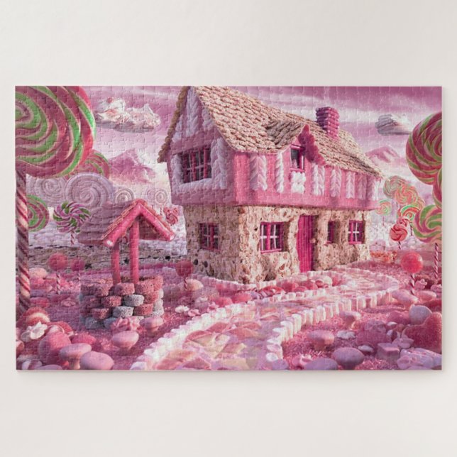Puzzle Tierra de Candy Rosa (Horizontal)