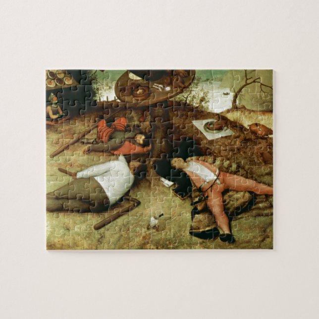 Puzzle Tierra de Cockaigne por Pieter Bruegel el anciano (Horizontal)