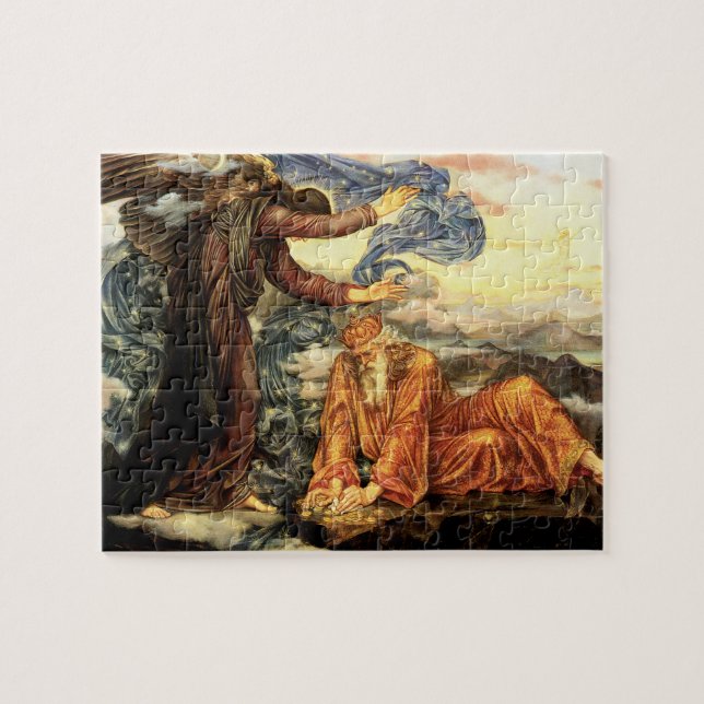 Puzzle Tierra de Evelyn De Morgan, arte victoriano (Horizontal)