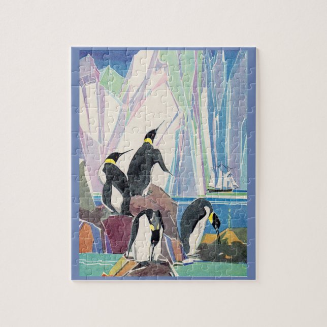 Puzzle tierra de pingüinos (Vertical)