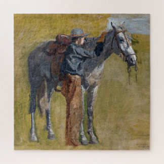 Puzzle Tierras baldías americanas: vaquero del viejo oest