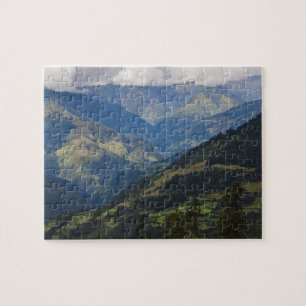Puzzle Tierras de cultivo y pueblo en el Himalaya