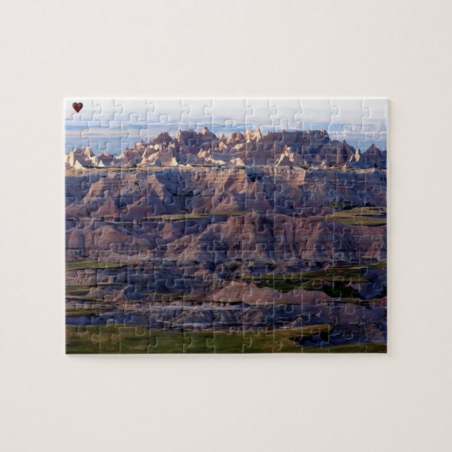 Puzzle Tierras Malas Dakota del Sur (Horizontal)