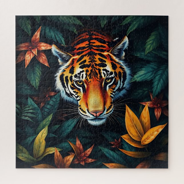 Puzzle “Tiger of Mine” – Colourful Tiger Portrait (Vertical)