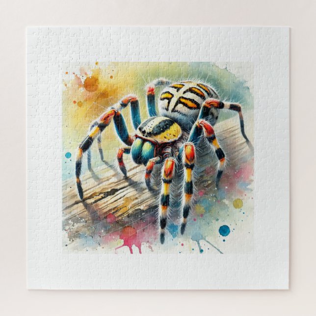 Puzzle Tiger Spider 260824AREF109 - Watercolor (Vertical)