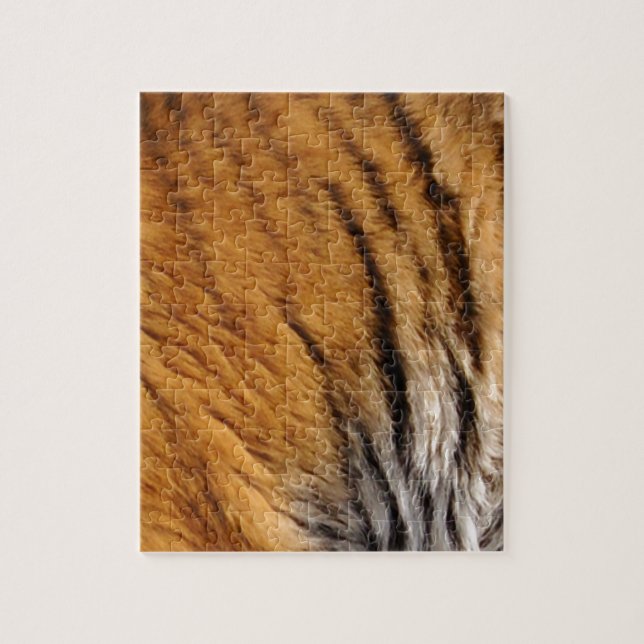 Puzzle Tiger Stripes Big Cat con muestreo fotográfico (Vertical)