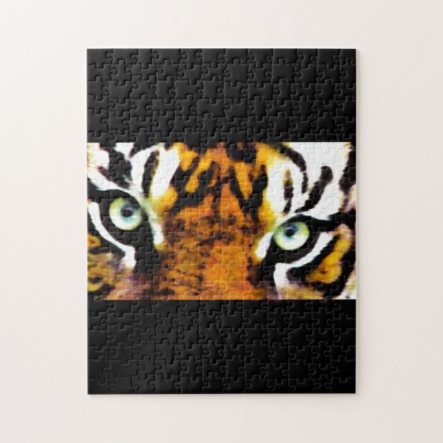 PUZZLE TIGER'S EYE'S_ (Vertical)