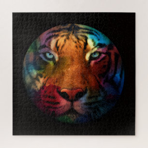 Puzzle Tigre Arcoíris
