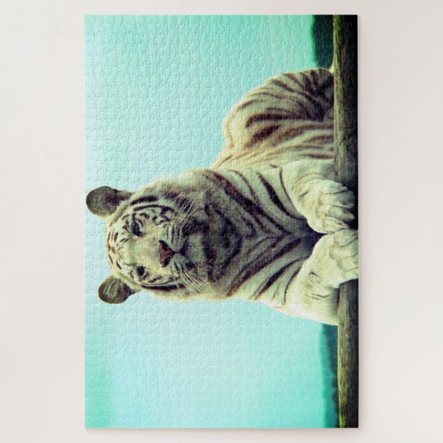 Puzzle Tigre blanco (Vertical)