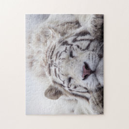 Puzzle Tigre blanco durmiente