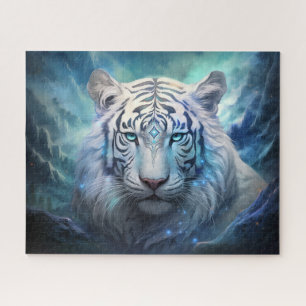 Puzzle Tigre blanco Surreal Misasy Fantasy Art