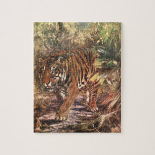 Puzzle Tigre de Bengala por cisne CE, animal virgen salva