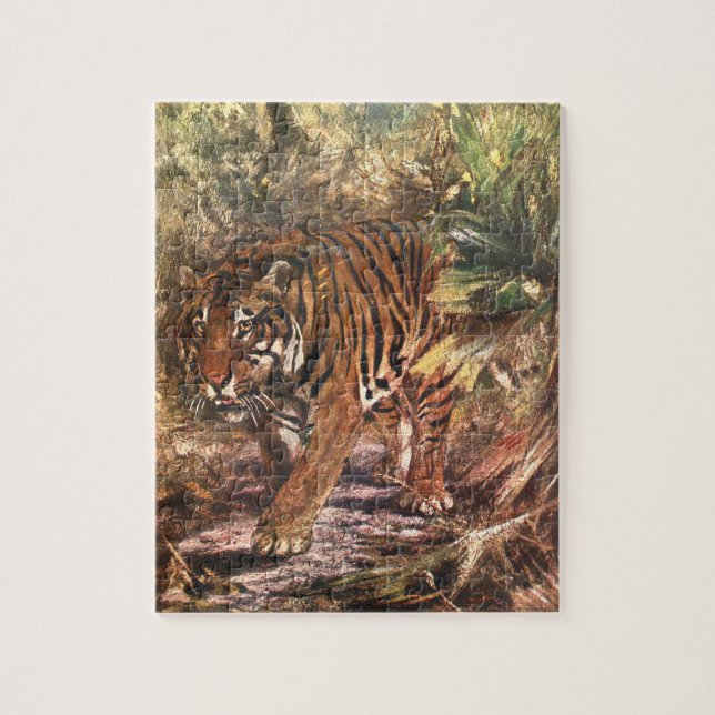 Puzzle Tigre de Bengala por cisne CE, animal virgen salva (Vertical)