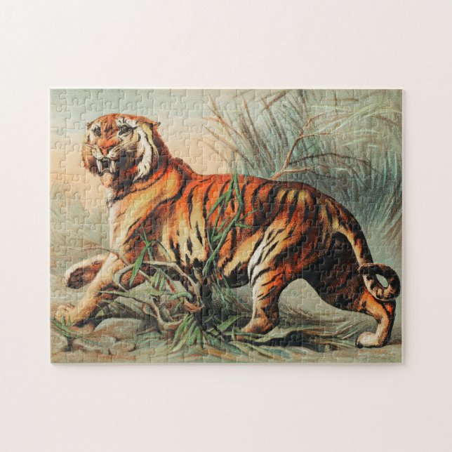 Puzzle Tigre de bengala real por John Karst (Horizontal)