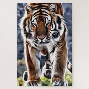 Puzzle Tigre de estrangulamiento