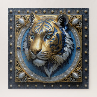 Puzzle Tigre de ojos azules