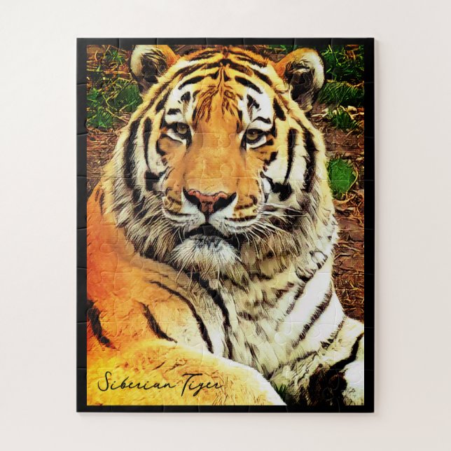 Puzzle Tigre de Siberia (Vertical)