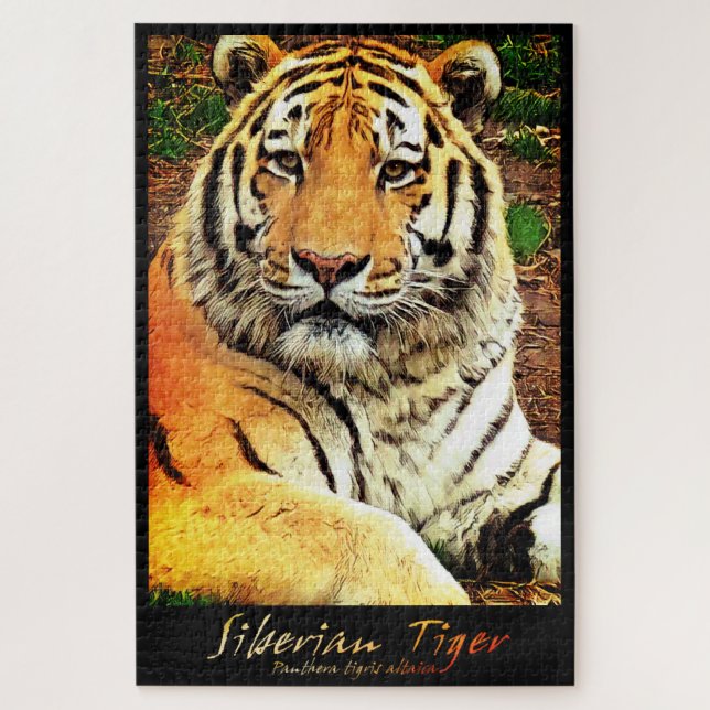 Puzzle Tigre de Siberia (Vertical)