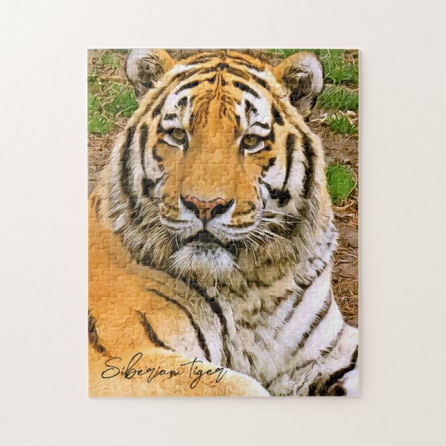 Puzzle Tigre de Siberia (Vertical)