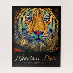 Puzzle Tigre de Siberia [Rompecabezas: 520P]