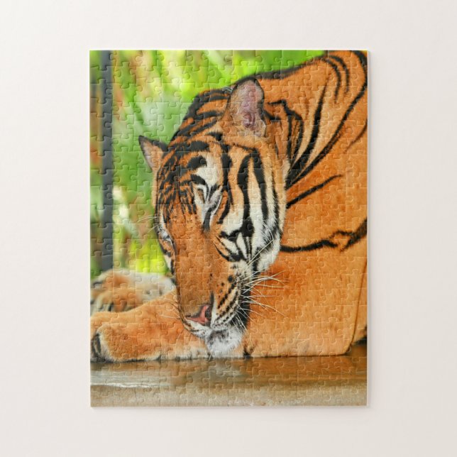 Puzzle Tigre durmiente (Vertical)