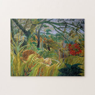 Puzzle Tigre en tormenta tropical, Rousseau