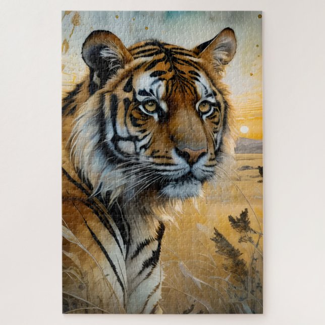 Puzzle Tigre majestuoso (Vertical)