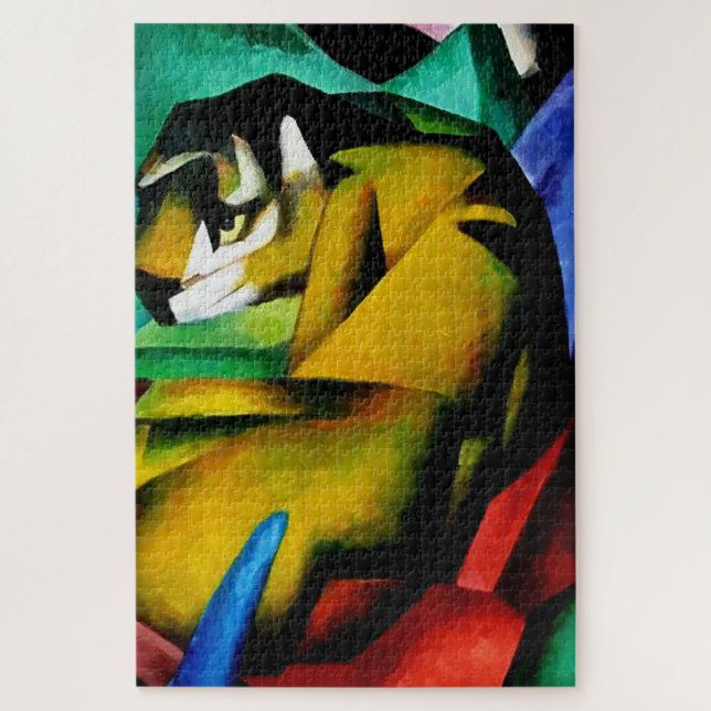 Puzzle "Tigre" por Franz Marc (Vertical)