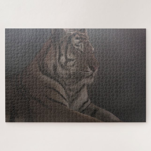 Puzzle Tigre Sedoso (Horizontal)