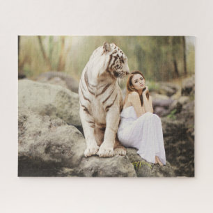 Puzzle Tigre y dama de Bengala