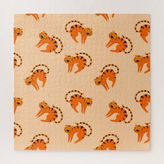 Puzzle Tigres personalizados: Impresión de época para niñ