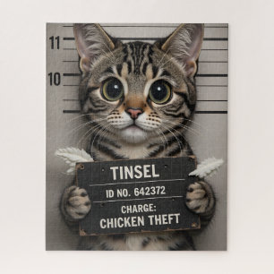 Puzzle Tinsel el gatito de Navidad