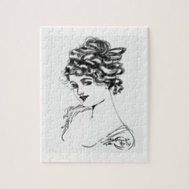Puzzle Tinta de Nouveau del arte que dibuja Russell 1917