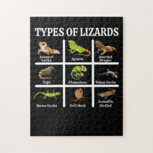 Puzzle Tipos de Reptiles Lizard