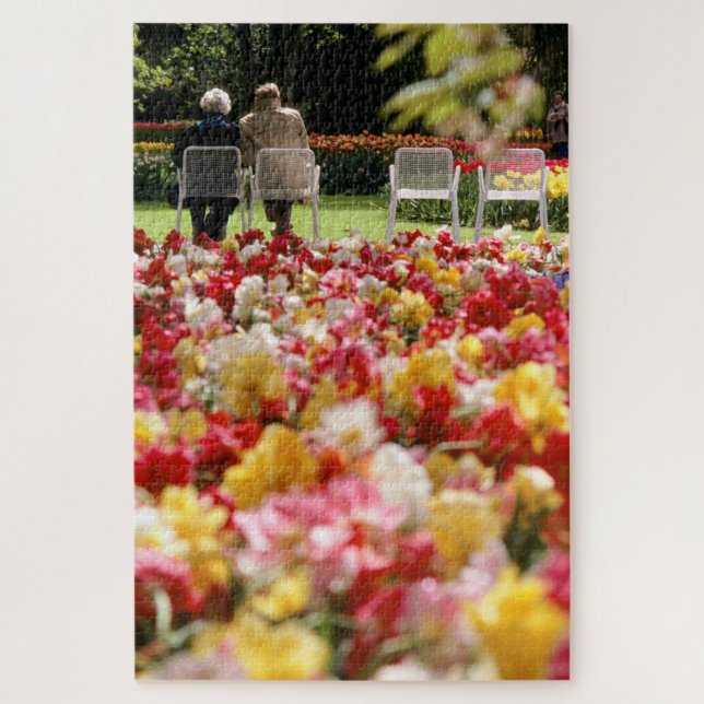 Puzzle Tiptoe, en los Tulipanes. (Vertical)