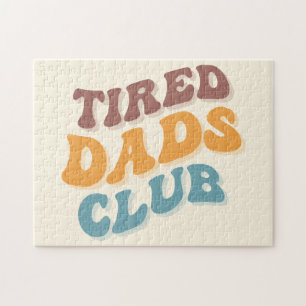 Puzzle Tired Dads Club Funny