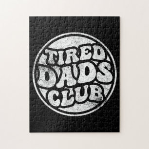 Puzzle Tired Dads Club Funny
