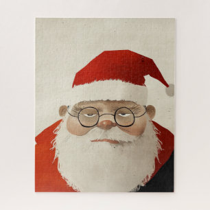 Puzzle Tired Santa