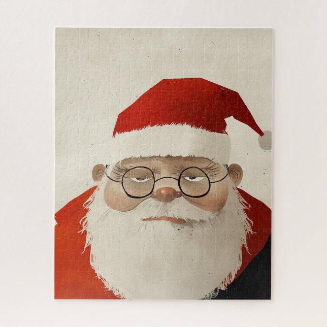 Puzzle Tired Santa (Vertical)