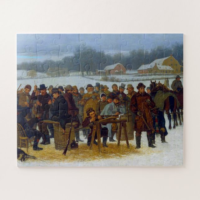 Puzzle Tiro al pavo John Whetten Ehninger 1879 (Horizontal)