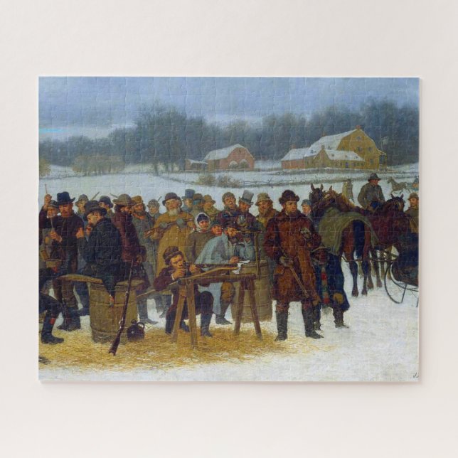 Puzzle Tiro al pavo John Whetten Ehninger 1879 (Horizontal)