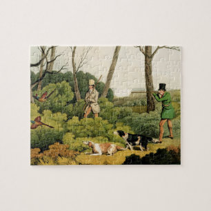 Puzzle "Tiroteo del faisán", pub. por Thomas McLean, 1820