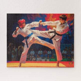 Puzzle Tiroteo en Taekwondo: Desencadenando