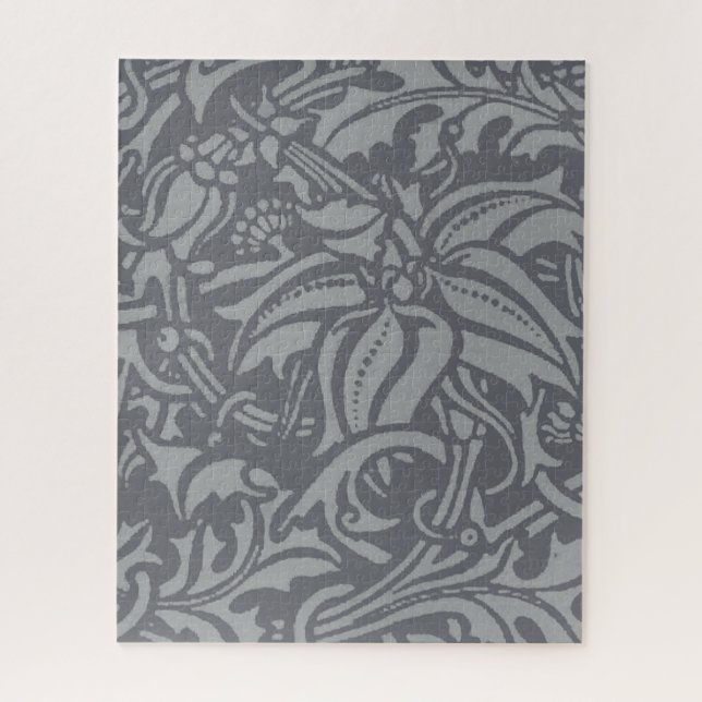 Puzzle Tistle escocés Knot William Morris Style (Vertical)