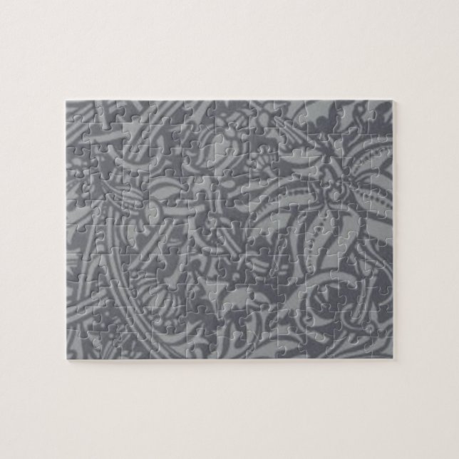 Puzzle Tistle escocés Knot William Morris Style (Horizontal)