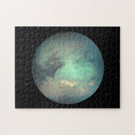 Puzzle Titán de la luna del planeta Saturno