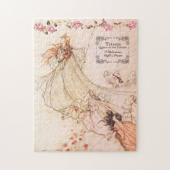 Puzzle Titania Queen of Fairies Midsummer Night's Dream (Vertical)