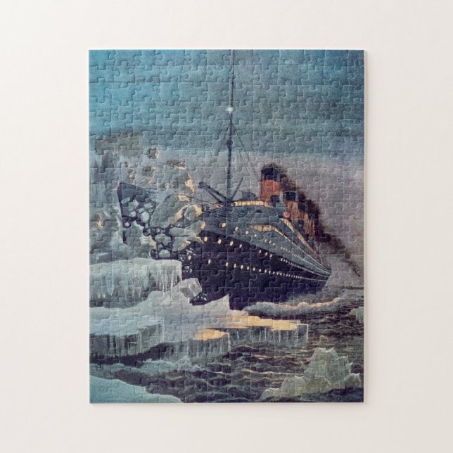 Puzzle Titanic Hits Iceberg (Vertical)