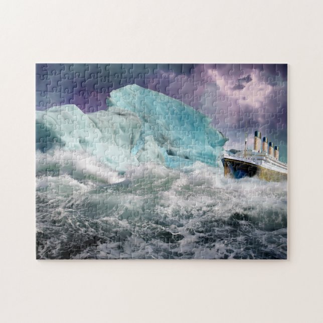 Puzzle Titanic surrealista e Iceberg (Horizontal)