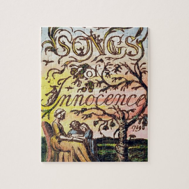 Puzzle Titlepage de 'canciones de la inocencia y de (Vertical)
